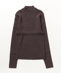 【S,M,Lサイズ展開】ハイネックリブニット