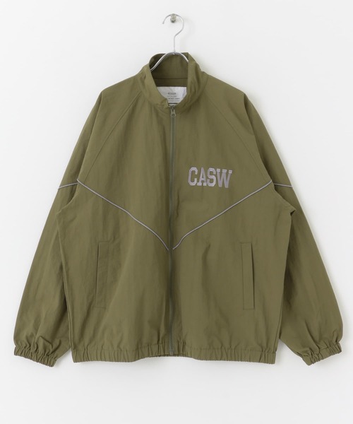 URBAN RESEARCH Sonny Label（アーバンリサーチサニーレーベル）の「『別注』California Sportswear×Sonny Label　トラックジャケット（ブルゾン・メンズ・ブラック/ブラウン系その他/オリーブ・LARGE/MEDIUM）」の21枚目の写真