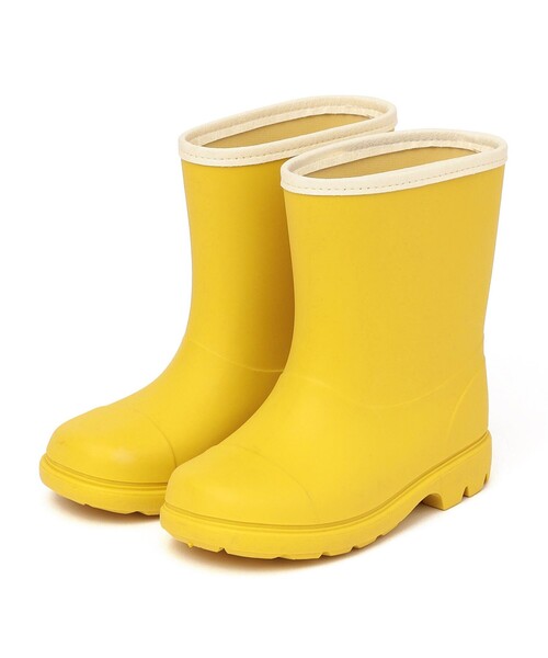 MoonStar(ムーンスター)の「MOONSTAR: レイン ブーツ<KIDS>◇(レインシューズ・キッズ・ダークグレー/イエロー/ピンク系・17cm/18cm/19cm/20cm)」の1枚目の写真
