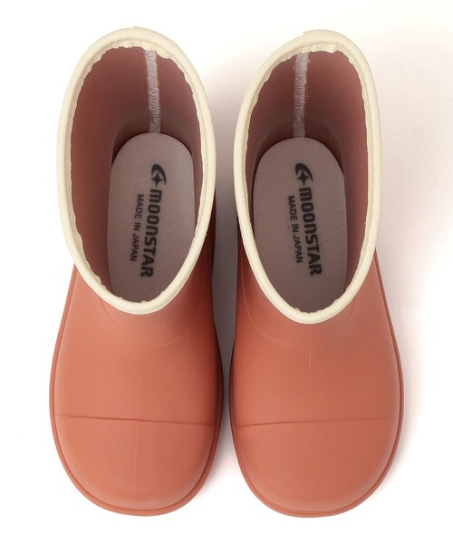 MoonStar(ムーンスター)の「MOONSTAR: レイン ブーツ<KIDS>◇(レインシューズ・キッズ・ダークグレー/イエロー/ピンク系・17cm/18cm/19cm/20cm)」の5枚目の写真
