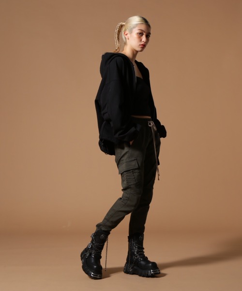 WEB&DEPOT限定】DankeSchon/ダンケシェーン/STRETCH TWILL ZIP