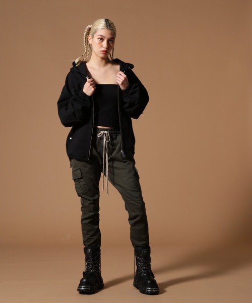 Danke schon ダンケシェーン WEB&DEPOT限定】DankeSchon/ダンケシェーン/STRETCH TWILL ZIP