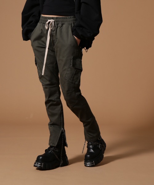 【男女兼用】Danke Schonダンケシェーン ZIP POCKET PANTS DANKE SCHON カーゴパンツ 「WEB＆DEPOT限定」DankeSchon/ダンケ