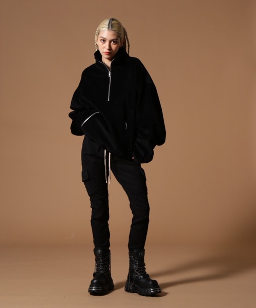 Danke schon ダンケシェーン WEB&DEPOT限定】DankeSchon/ダンケシェーン/STRETCH TWILL ZIP