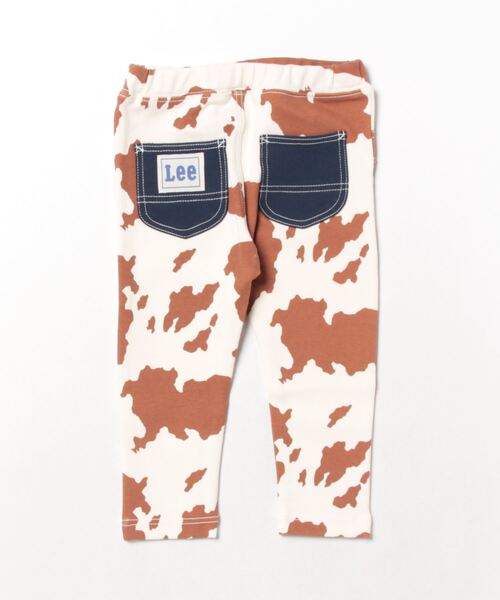 Lee（リー）の「Lee/リー【80-100cm】ベビー 柔らかレギンスパンツ 保育園にも公園にもおススメ♪（その他パンツ・キッズ・ブラウン系その他/ブラック/ブルー/ブルーグリーン/オレンジ/ネイビー/ブラック系その他/ピンク/グレイッシュベージュ・100/90/80）」の4枚目の写真