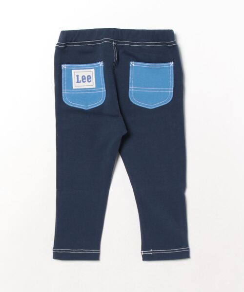 Lee（リー）の「Lee/リー【80-100cm】ベビー 柔らかレギンスパンツ 保育園にも公園にもおススメ♪（その他パンツ・キッズ・ブラウン系その他/ブラック/ブルー/ブルーグリーン/オレンジ/ネイビー/ブラック系その他/ピンク/グレイッシュベージュ・100/90/80）」の6枚目の写真