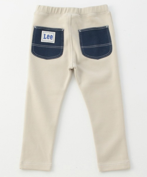 Lee（リー）の「Lee/リー【80-100cm】ベビー 柔らかレギンスパンツ 保育園にも公園にもおススメ♪（その他パンツ・キッズ・ブラウン系その他/ブラック/ブルー/ブルーグリーン/オレンジ/ネイビー/ブラック系その他/ピンク/グレイッシュベージュ・100/90/80）」の5枚目の写真