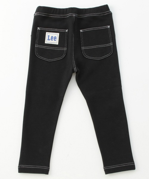 Lee（リー）の「Lee/リー【80-100cm】ベビー 柔らかレギンスパンツ 保育園にも公園にもおススメ♪（その他パンツ・キッズ・ブラウン系その他/ブラック/ブルー/ブルーグリーン/オレンジ/ネイビー/ブラック系その他/ピンク/グレイッシュベージュ・100/90/80）」の2枚目の写真