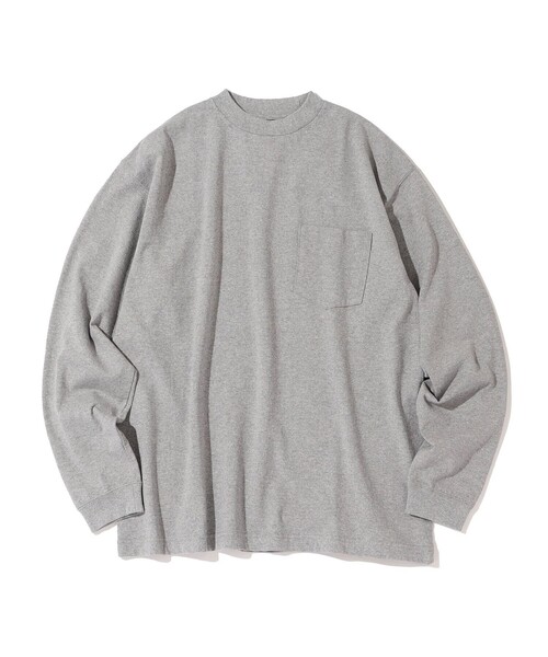 SOUTHWICK(サウスウィック)の「Southwick:Gate Label BO`SUN ネック 長袖Tシャツ(Tシャツ/カットソー・メンズ・ホワイト/ネイビー/グレー/グレー系その他・LARGE/MEDIUM/SMALL)」の3枚目の写真