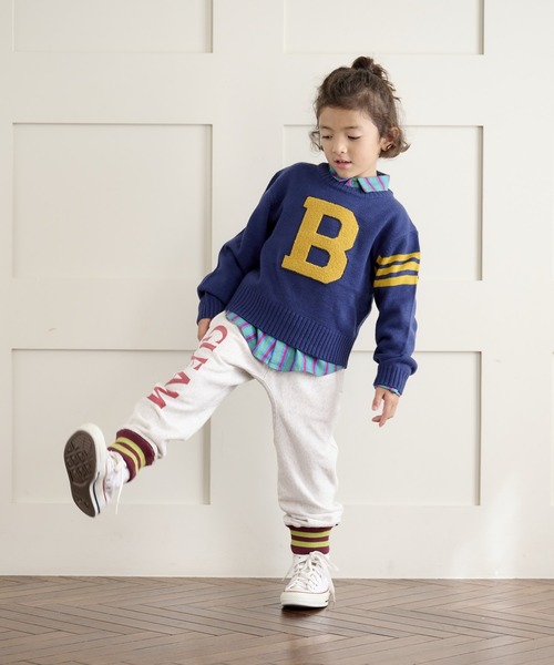 BIG FIELD（ビッグフィールド）の「スウェットクロッチパンツ（80～150cm）（スウェットパンツ・キッズ・オフホワイト/グリーン/ブラウン・100/120/95/140/130/80/90/150/110）」の18枚目の写真