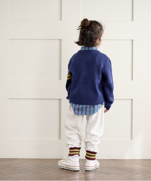 BIG FIELD（ビッグフィールド）の「スウェットクロッチパンツ（80～150cm）（スウェットパンツ・キッズ・オフホワイト/グリーン/ブラウン・100/120/95/140/130/80/90/150/110）」の19枚目の写真