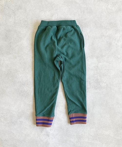 BIG FIELD（ビッグフィールド）の「スウェットクロッチパンツ（80～150cm）（スウェットパンツ・キッズ・オフホワイト/グリーン/ブラウン・100/120/95/140/130/80/90/150/110）」の9枚目の写真