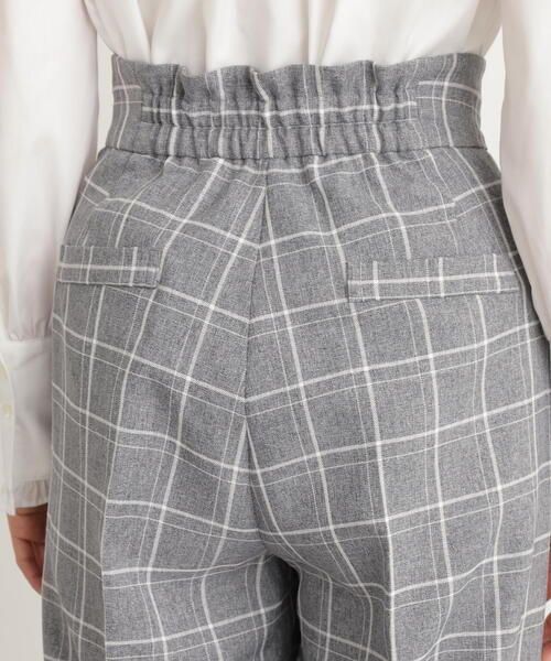 N.（N. Natural Beauty Basic）（エヌエヌナチュラルビューティーベーシック）の「【S Size Line】◆チェックハイウエストスラックスワイドパンツ（スラックス・レディース・グレー系その他/ベージュ系その他・MEDIUM/SMALL）」の15枚目の写真