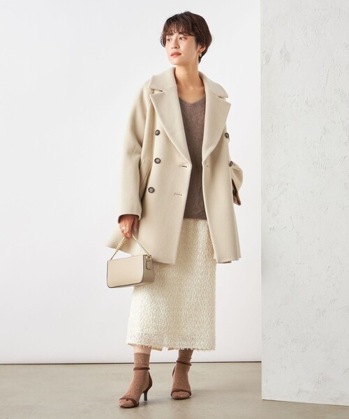 NOLLEY’S Sophi ノーリーズ ソフィー シャルムビーバーピーコート セール】シャルムビーバーピーコート（ピーコート）｜NOLLEY'S Sophi