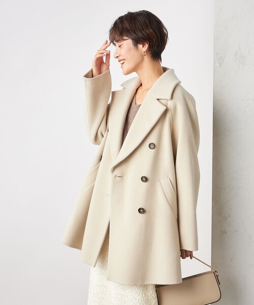 NOLLEY'S sophi　シャルムビーバーピーコート　タグ付未使用品 セール】シャルムビーバーピーコート（ピーコート）｜NOLLEY'S