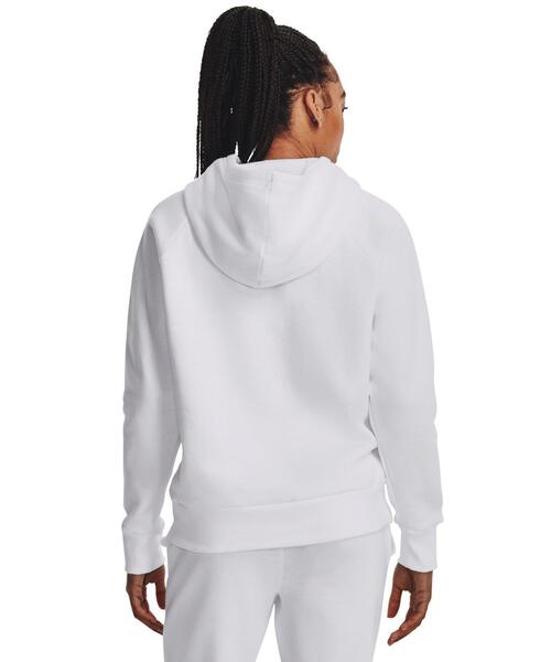 UNDER ARMOUR(アンダーアーマー)の「UAライバルフリース ビッグロゴ フーディー(トレーニング/レディース)(スウェット・レディース・ホワイト・S/L/XL/M)」の3枚目の写真