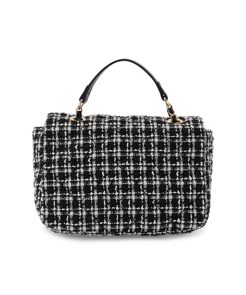 OPAQUE.CLIP（オペークドットクリップ）の「◆【2WAY】キルティングチェーンショルダー（ショルダーバッグ・レディース・ブラック系1/ブラック/ライトベージュ・00）」の16枚目の写真