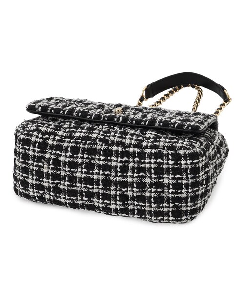 OPAQUE.CLIP（オペークドットクリップ）の「◆【2WAY】キルティングチェーンショルダー（ショルダーバッグ・レディース・ブラック系1/ブラック/ライトベージュ・00）」の17枚目の写真