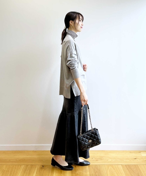 OPAQUE.CLIP（オペークドットクリップ）の「◆【2WAY】キルティングチェーンショルダー（ショルダーバッグ・レディース・ブラック系1/ブラック/ライトベージュ・00）」の20枚目の写真