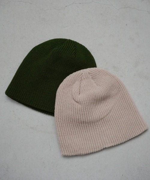 Jelly moo（ジェリームー）の「【 Jelly moo / ジェリームー 】 リブニット ビーニー #（ニットキャップ/ビーニー・レディース・ホワイト/グレー/ブラック/ベージュ/カーキ・FREE）」の13枚目の写真