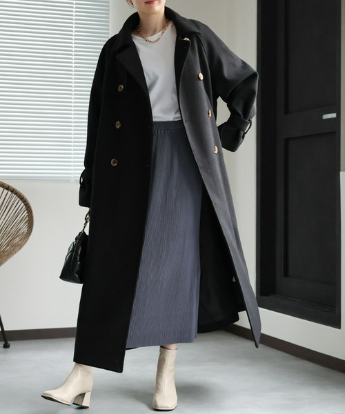 DAMAコレクショントレンチコート DAMA collection トレンチコート アウター ピンク 7AR コート