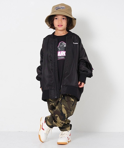 XLARGE KIDS(エクストララージキッズ)の「カモフラカーゴロングパンツ(カーゴパンツ・キッズ・モカ/ライトグレー・120cm/130cm/140cm/100cm/110cm/90cm)」の7枚目の写真