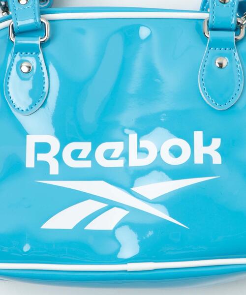 Reebok（リーボック）の「∴WEGO/別注Reebokエナメルボストンバッグ（ショルダーバッグ・レディース・ブラック/ブルー/ホワイト・FREE）」の13枚目の写真