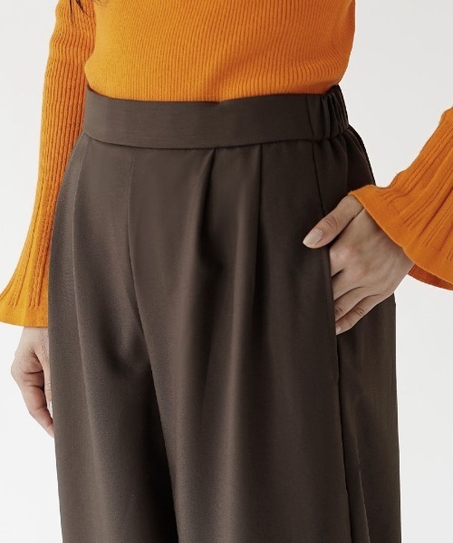 e-zakkamania stores（イーザッカマニアストアーズ）の「セミワイド テーパードパンツ（その他パンツ・レディース・グレー/ブラウン/ブラック・M）」の12枚目の写真
