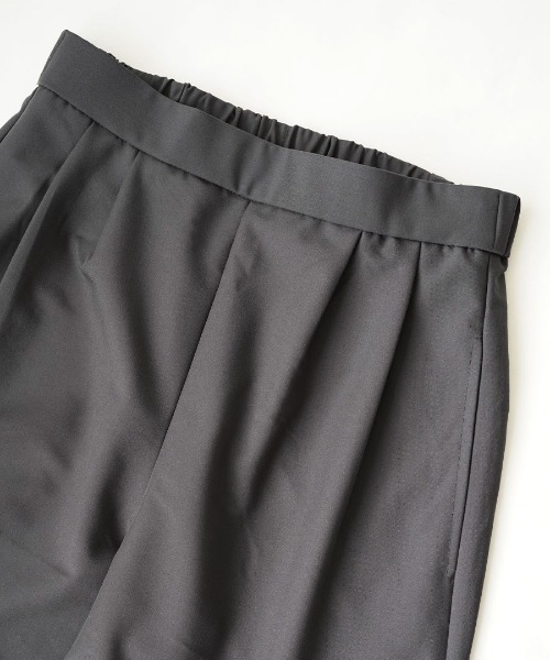 e-zakkamania stores（イーザッカマニアストアーズ）の「セミワイド テーパードパンツ（その他パンツ・レディース・グレー/ブラウン/ブラック・M）」の14枚目の写真