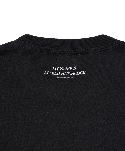 bonjour records(ボンジュールレコーズ)の「【Bonjour Records/ボンジュールレコード】 Hitchcock Smoke TEE ヒッチコック「Smoke」ショートスリーブTシャツ(Tシャツ/カットソー・メンズ・ブラック/ホワイト・L/M/XL/S)」の4枚目の写真