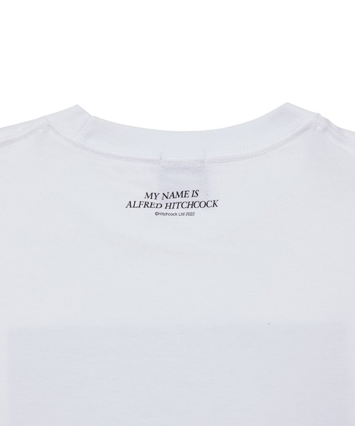 bonjour records(ボンジュールレコーズ)の「【Bonjour Records/ボンジュールレコード】 Hitchcock Smoke TEE ヒッチコック「Smoke」ショートスリーブTシャツ(Tシャツ/カットソー・メンズ・ブラック/ホワイト・L/M/XL/S)」の5枚目の写真