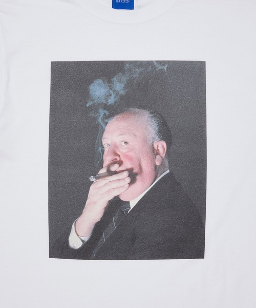 bonjour records(ボンジュールレコーズ)の「【Bonjour Records/ボンジュールレコード】 Hitchcock Smoke TEE ヒッチコック「Smoke」ショートスリーブTシャツ(Tシャツ/カットソー・メンズ・ブラック/ホワイト・L/M/XL/S)」の10枚目の写真