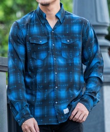 VIOLA（ヴィオラ）の「『VIOLA rumore/ヴィオラ ルモーレ』総柄プリントオンブレチェック長袖シャツ（シャツ/ブラウス）」