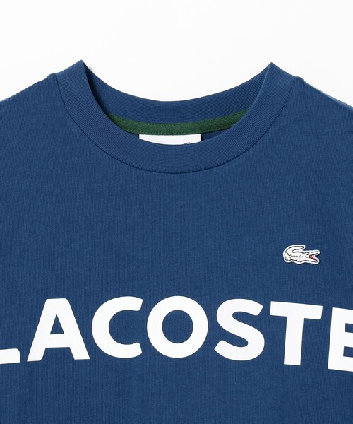 LACOSTE（ラコステ）の「LACOSTE / ヘビーウェイト ブランドネーム ロゴTシャツ（Tシャツ/カットソー・メンズ・ホワイト/ブラック/ネイビー・2/4/3/5）」の18枚目の写真