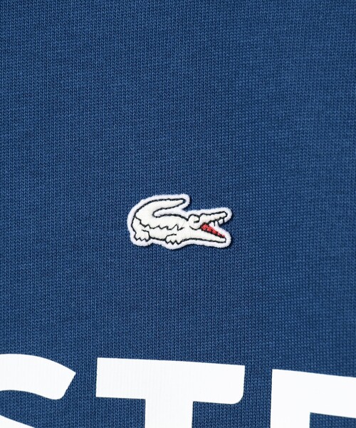 LACOSTE（ラコステ）の「LACOSTE / ヘビーウェイト ブランドネーム ロゴTシャツ（Tシャツ/カットソー・メンズ・ホワイト/ブラック/ネイビー・2/4/3/5）」の22枚目の写真