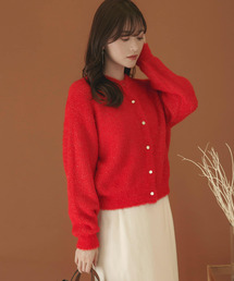 HEYUMM | クルーネックラメカーディガン(カーディガン/ボレロ)