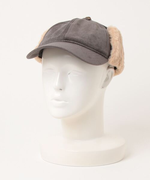 Revo.（レボ）の「スエードタッチ フライトキャップ（キャップ・レディース・ベージュ/グレー/ブラック/アイボリー・FREE）」の18枚目の写真