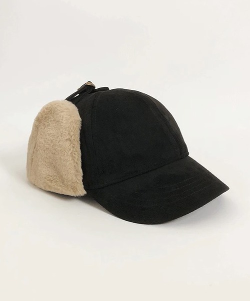 Revo.（レボ）の「スエードタッチ フライトキャップ（キャップ・レディース・ベージュ/グレー/ブラック/アイボリー・FREE）」の12枚目の写真