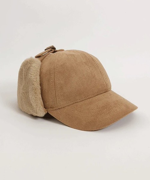 Revo.（レボ）の「スエードタッチ フライトキャップ（キャップ・レディース・ベージュ/グレー/ブラック/アイボリー・FREE）」の14枚目の写真