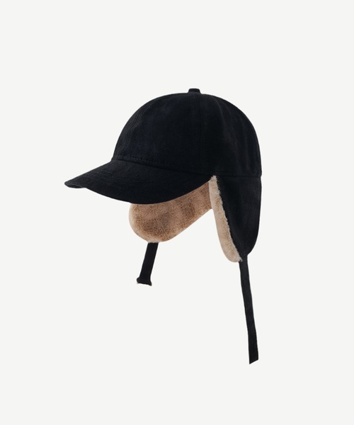 Revo.（レボ）の「スエードタッチ フライトキャップ（キャップ・レディース・ベージュ/グレー/ブラック/アイボリー・FREE）」の10枚目の写真