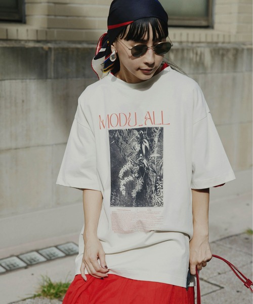 アメリ ヴィンテージ 24SS CONCEPT PRINT TEE コーデセット Ameri（アメリ）の「24SS CONCEPT PRINT TEE（Tシャツ
