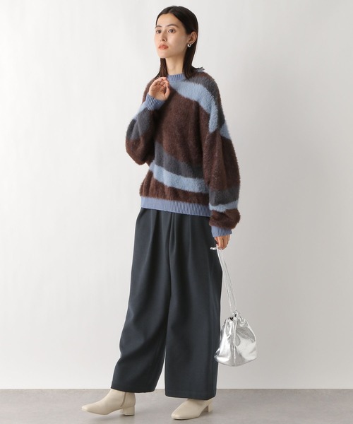 LEPSIM（レプシィム）の「メルトンラップワイドパンツ　983465（その他パンツ・レディース・グレー/ベージュ/ダークネイビー・FREE）」の14枚目の写真