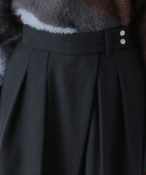 LEPSIM（レプシィム）の「メルトンラップワイドパンツ　983465（その他パンツ・レディース・グレー/ベージュ/ダークネイビー・FREE）」の6枚目の写真