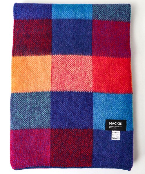 ROBERT MACKIE（ロバートマッキー）の「【ROBERT MACKIE/ロバート・マッキー】BLOCK CHECK MUFFLER 30（マフラー・メンズ・イエロー系その他/マルチ・FREE）」の3枚目の写真