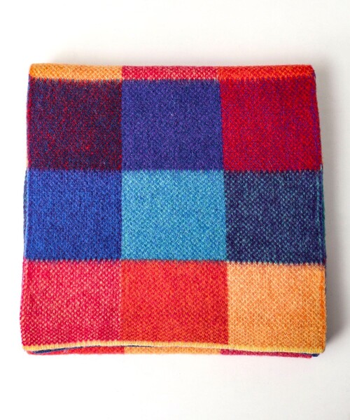 ROBERT MACKIE（ロバートマッキー）の「【ROBERT MACKIE/ロバート・マッキー】BLOCK CHECK MUFFLER 30（マフラー・メンズ・イエロー系その他/マルチ・FREE）」の6枚目の写真