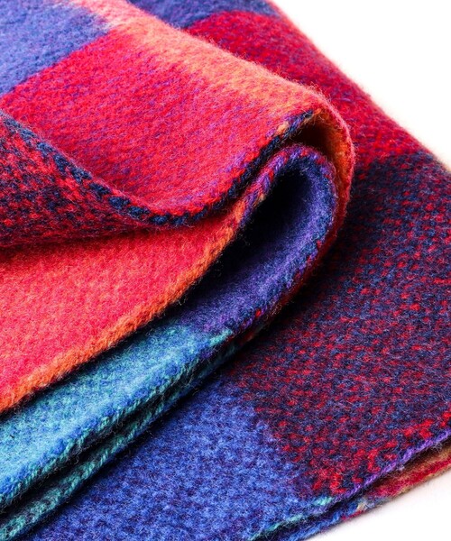 ROBERT MACKIE（ロバートマッキー）の「【ROBERT MACKIE/ロバート・マッキー】BLOCK CHECK MUFFLER 30（マフラー・メンズ・イエロー系その他/マルチ・FREE）」の9枚目の写真