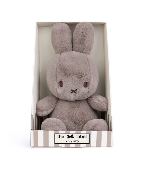 Dick Bruna（ディックブルーナ）の「BON TON TOYS 23cm Cozy Miffy Gift（インテリア雑貨・レディース・クリーム/グレー系その他/グレー・FREE）」の4枚目の写真