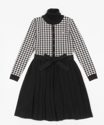 kate spade new york kids（ケイトスペードニューヨーク）の「ガールズ 千鳥柄ニットワンピース（ワンピース・キッズ）」