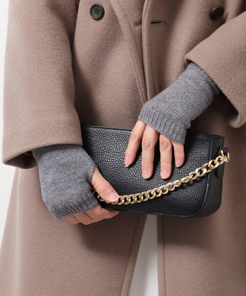 NOLLEY’S Sophi（ノーリーズソフィ）の「ショートアームカバー（手袋・レディース・サックスブルー/グレー・FREE）」の2枚目の写真