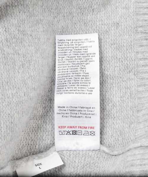 DENHAM（デンハム）の「DENHAM/デンハム/KNIT CC/01231071061（ニット/セーター・メンズ・グレー/ネイビー/ホワイト・L/XL/M）」の18枚目の写真